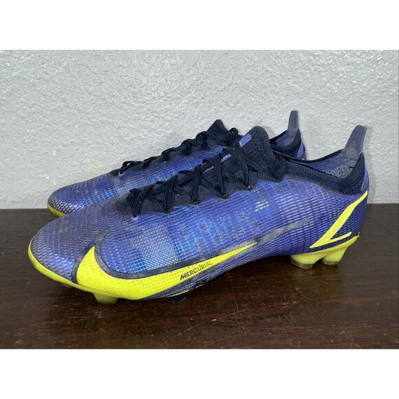 Nike Mercurial Vapor 14 Elite Fg Sapphire Blue-Volt-Blue Void Size 7 CQ7635-574 - Picture 1 of 10